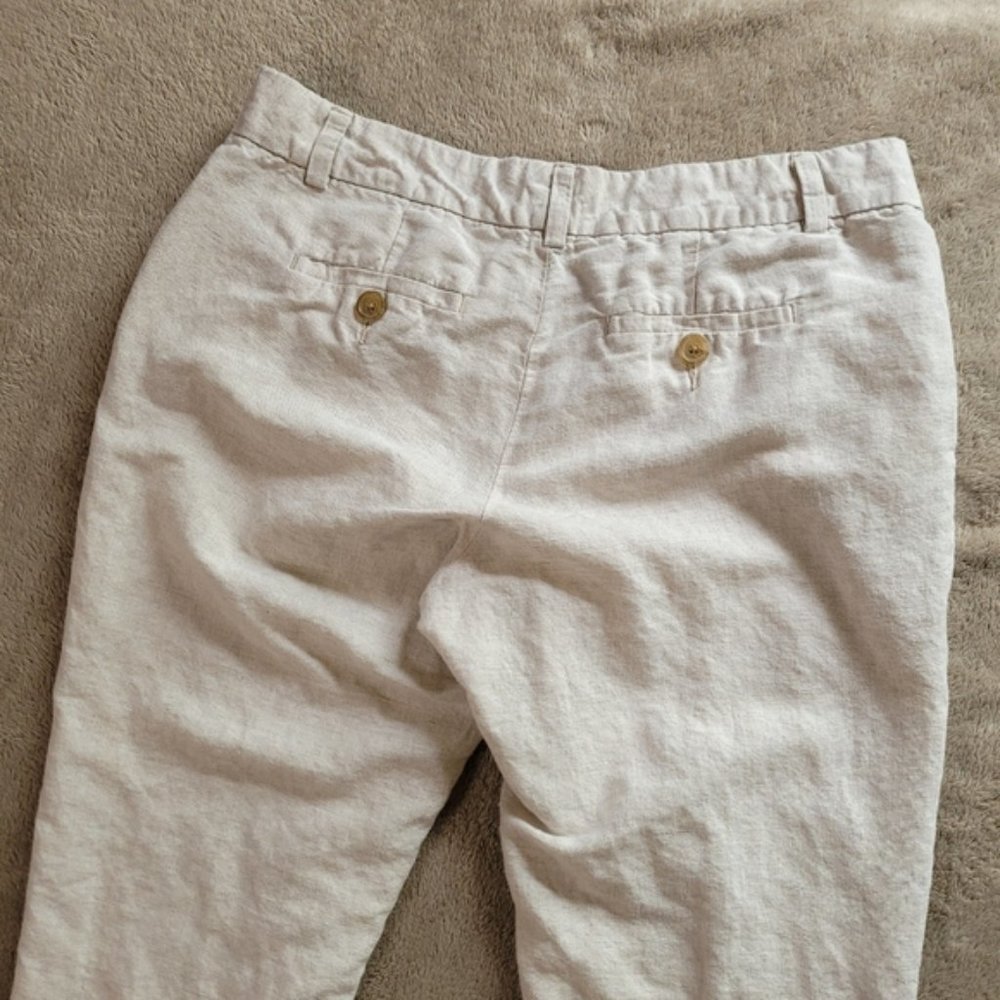 Banana Republic linen blend capris size 6 - Picture 6 of 11